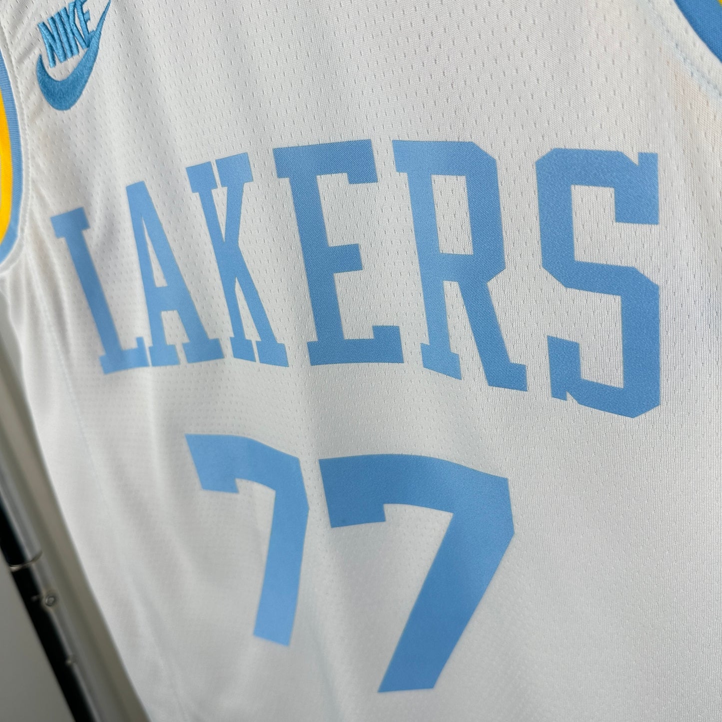 NBA Los Angeles Lakers light blue and white special edition Jersey