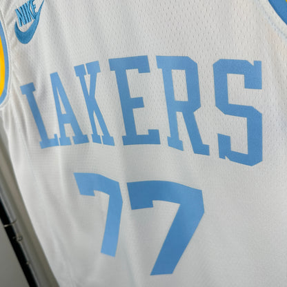 NBA Los Angeles Lakers light blue and white special edition Jersey