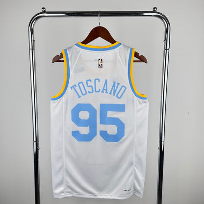 NBA Los Angeles Lakers light blue and white special edition Jersey