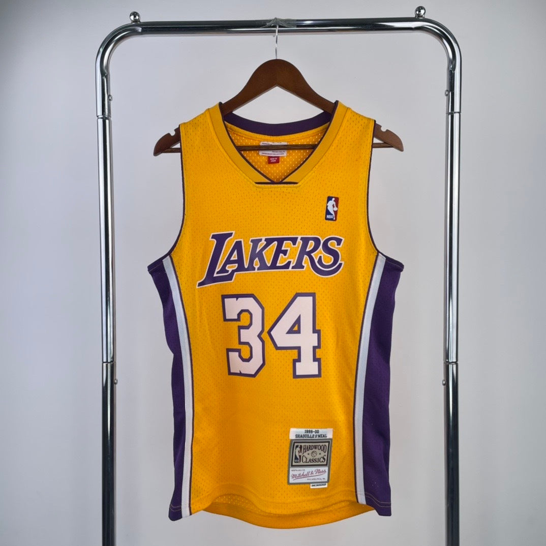 NBA Los Angeles Lakers 1999/2000 #34 Shaquille O’Neal classic Jersey