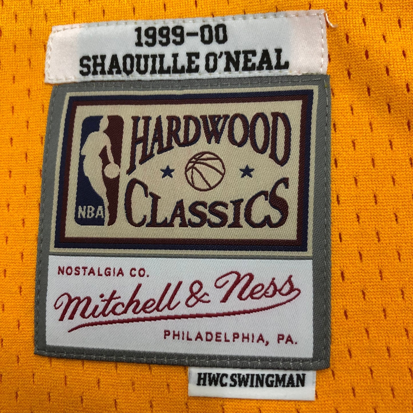 NBA Los Angeles Lakers 1999/2000 #34 Shaquille O’Neal classic Jersey