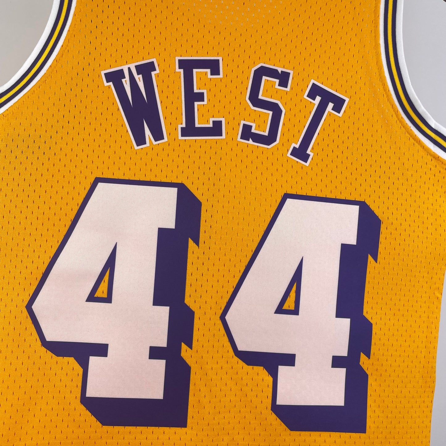 NBA Los Angeles Lakers 1971/1972 #44 Jerry West classic Jersey