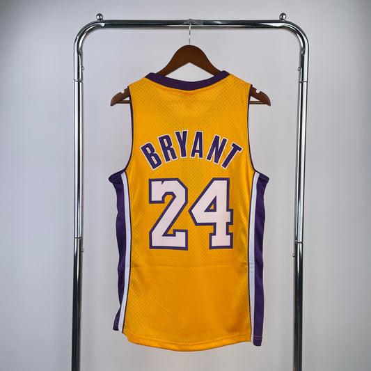 NBA Los Angeles Lakers 2008/2009 #24 Kobe Bryant yellow classic Jersey