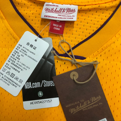 NBA Los Angeles Lakers 2008/2009 #24 Kobe Bryant yellow classic Jersey