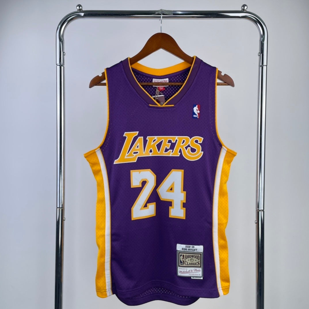 NBA Los Angeles Lakers 2008/2009 #24 Kobe Bryant purple Jersey