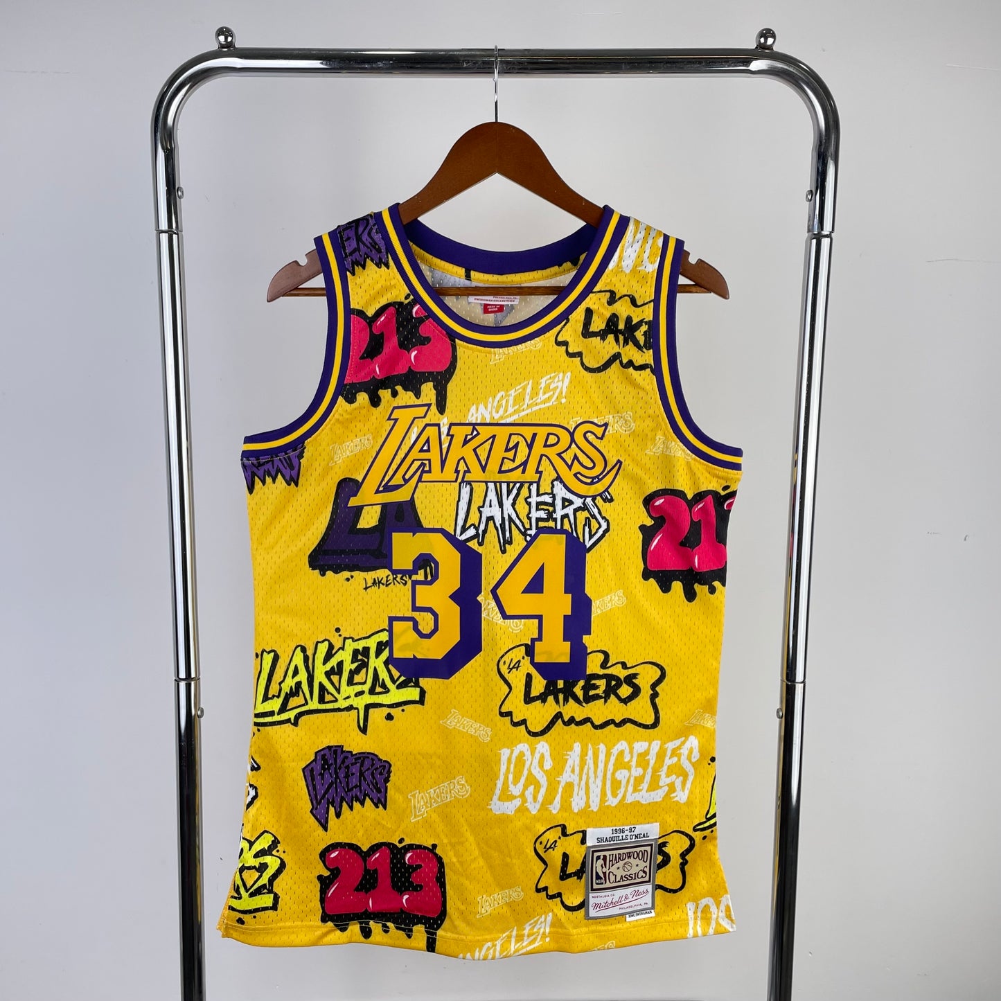 NBA Los Angeles Lakers 1996/1997 #34 Shaquille O’Neal classic special edition Jersey
