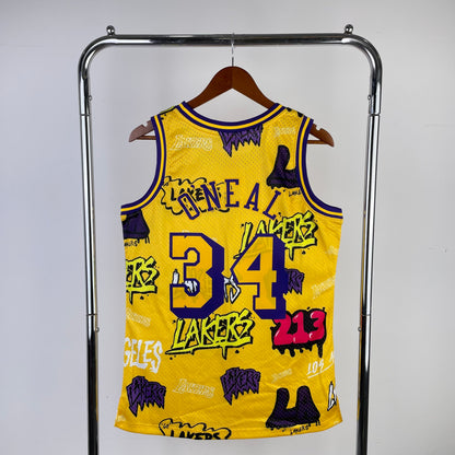NBA Los Angeles Lakers 1996/1997 #34 Shaquille O’Neal classic special edition Jersey