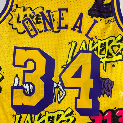 NBA Los Angeles Lakers 1996/1997 #34 Shaquille O’Neal classic special edition Jersey