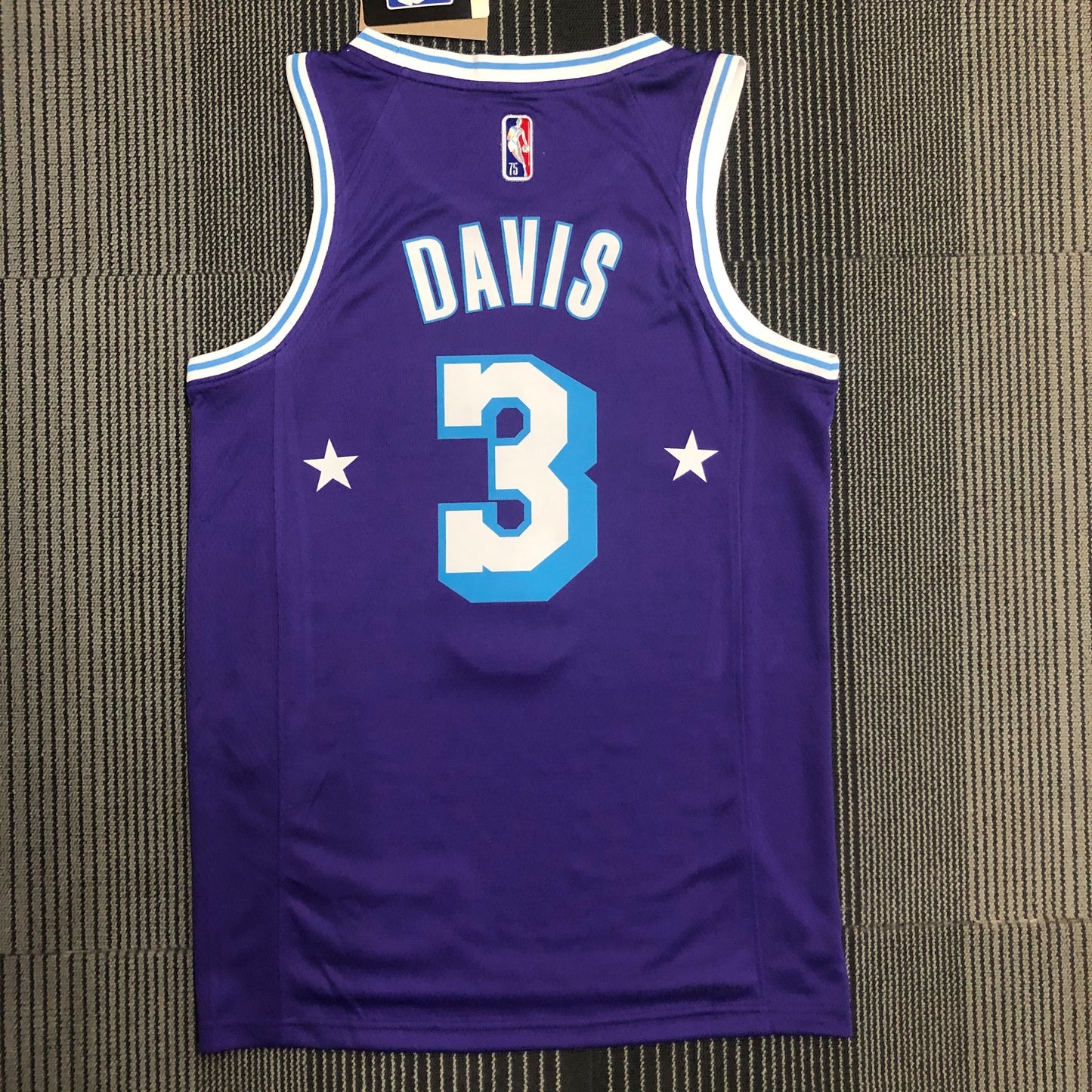 NBA Los Angeles Lakers Purple and stars Jersey