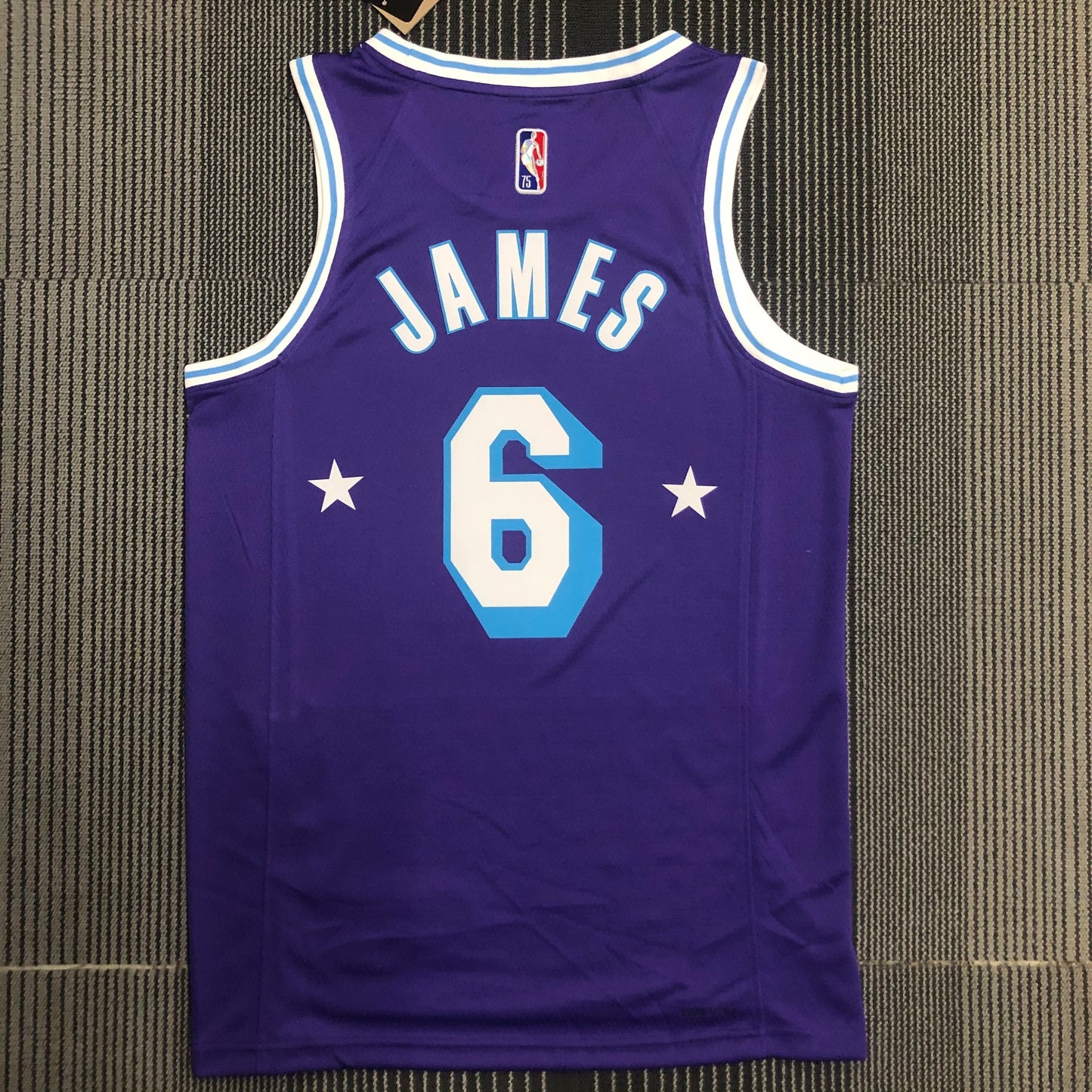 NBA Los Angeles Lakers Purple and stars Jersey