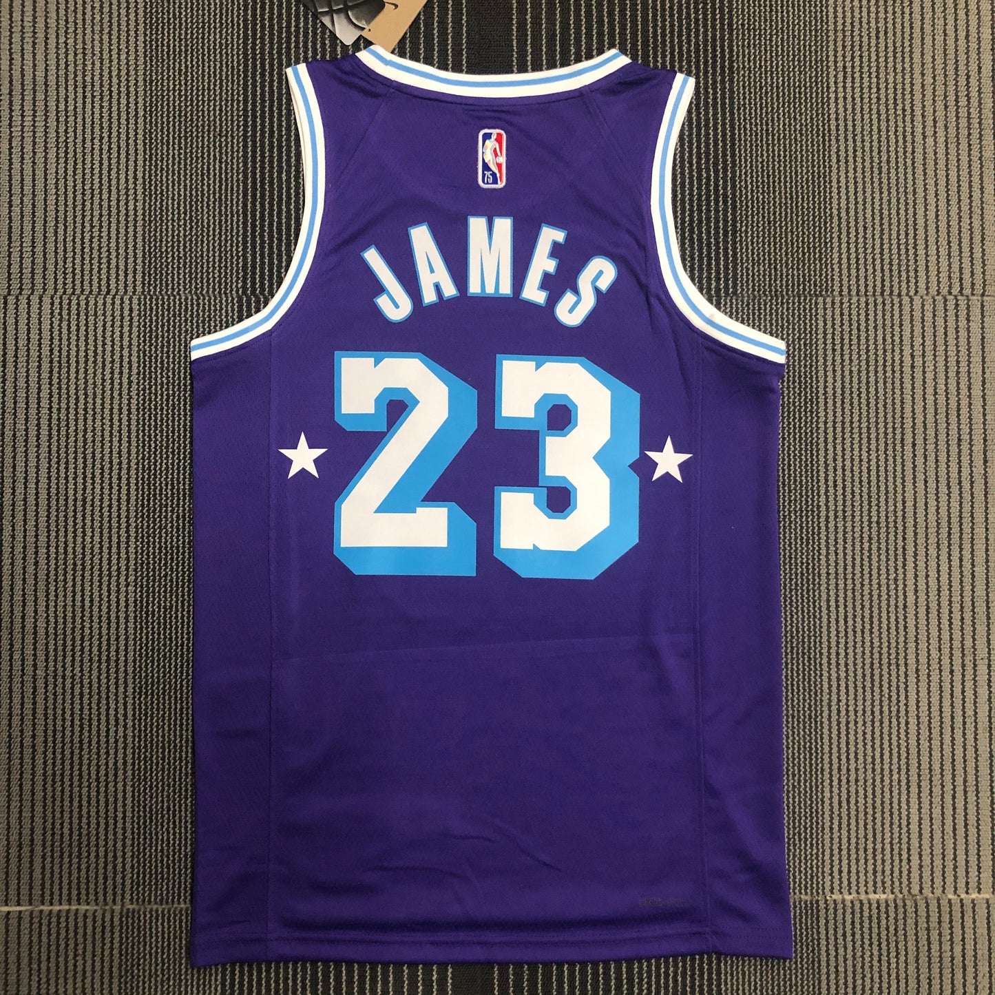 NBA Los Angeles Lakers Purple and stars Jersey