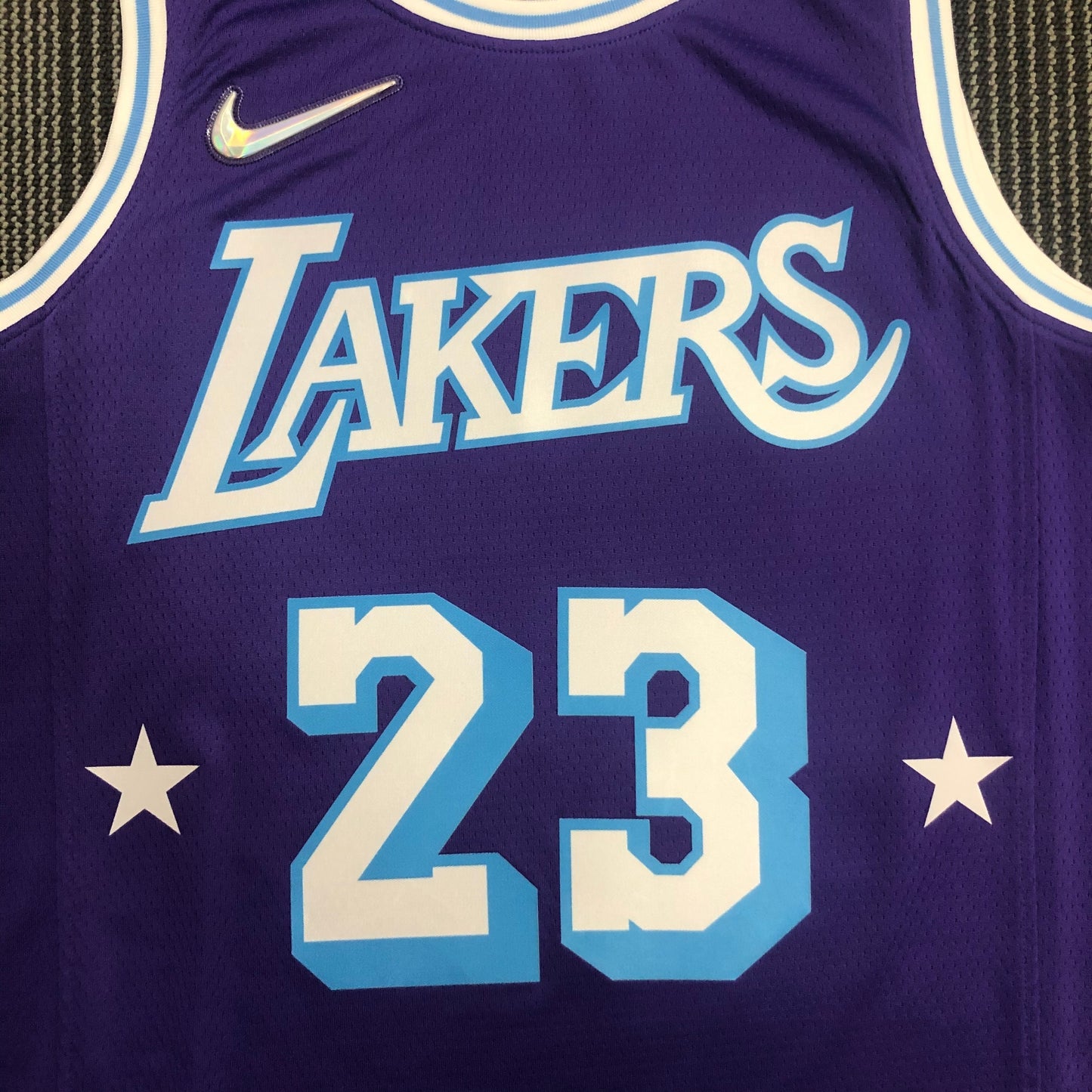 NBA Los Angeles Lakers Purple and stars Jersey