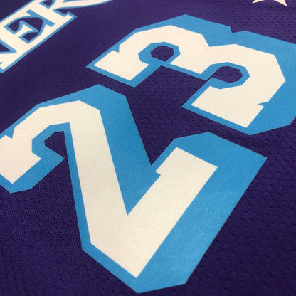 NBA Los Angeles Lakers Purple and stars Jersey