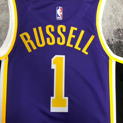 NBA Los Angeles Lakers purple retro style Jersey