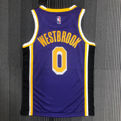 NBA Los Angeles Lakers purple retro style Jersey