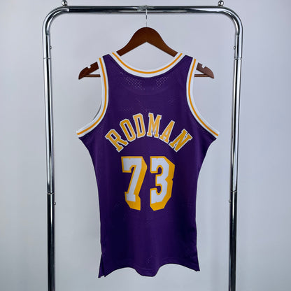 NBA Los Angeles lakers 1998/1999 #73 Dennis Rodman classic Jersey