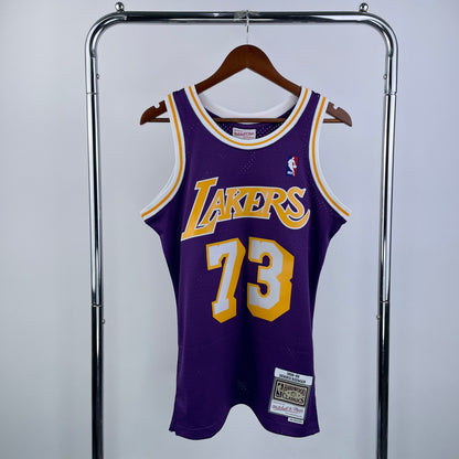 NBA Los Angeles lakers 1998/1999 #73 Dennis Rodman classic Jersey