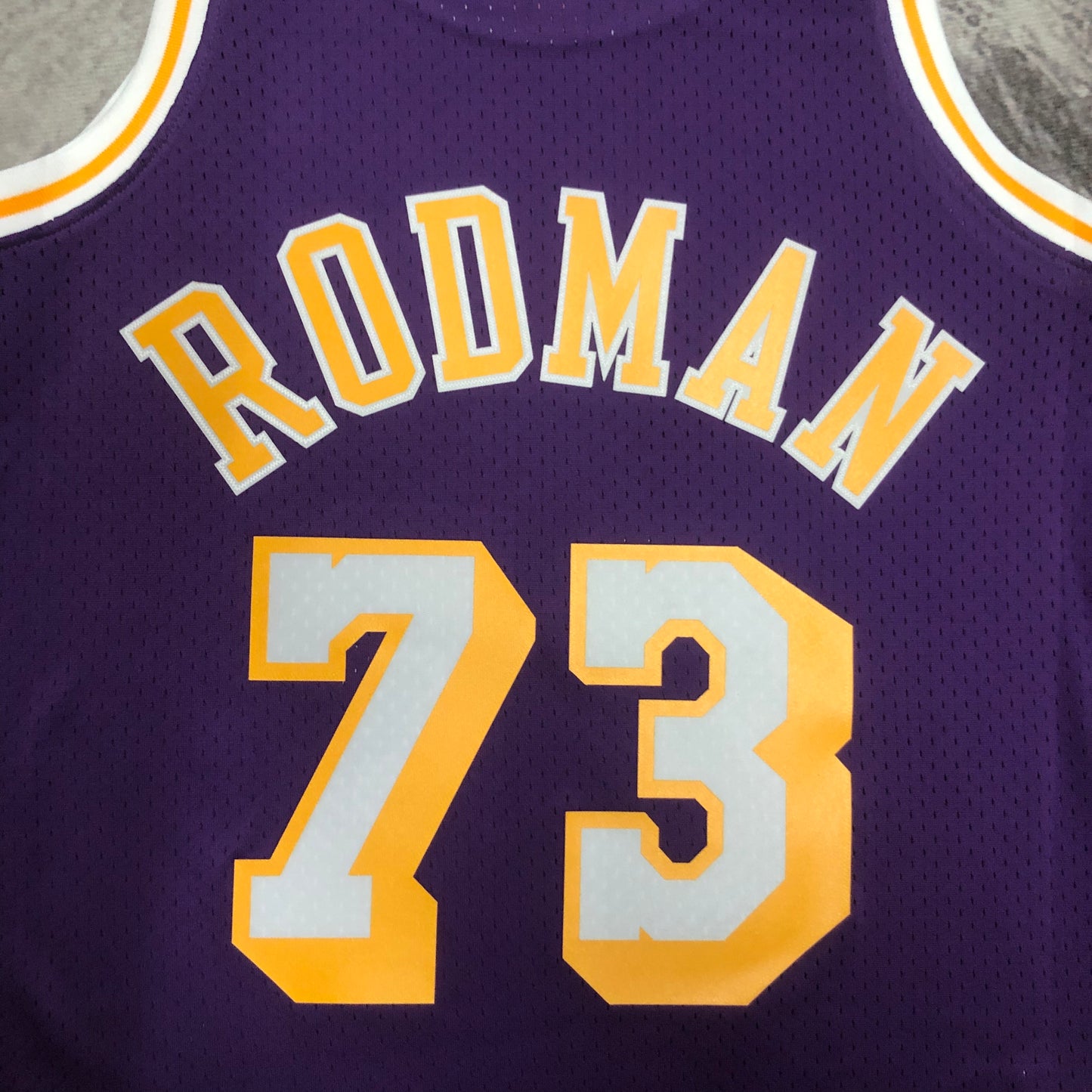 NBA Los Angeles lakers 1998/1999 #73 Dennis Rodman classic Jersey
