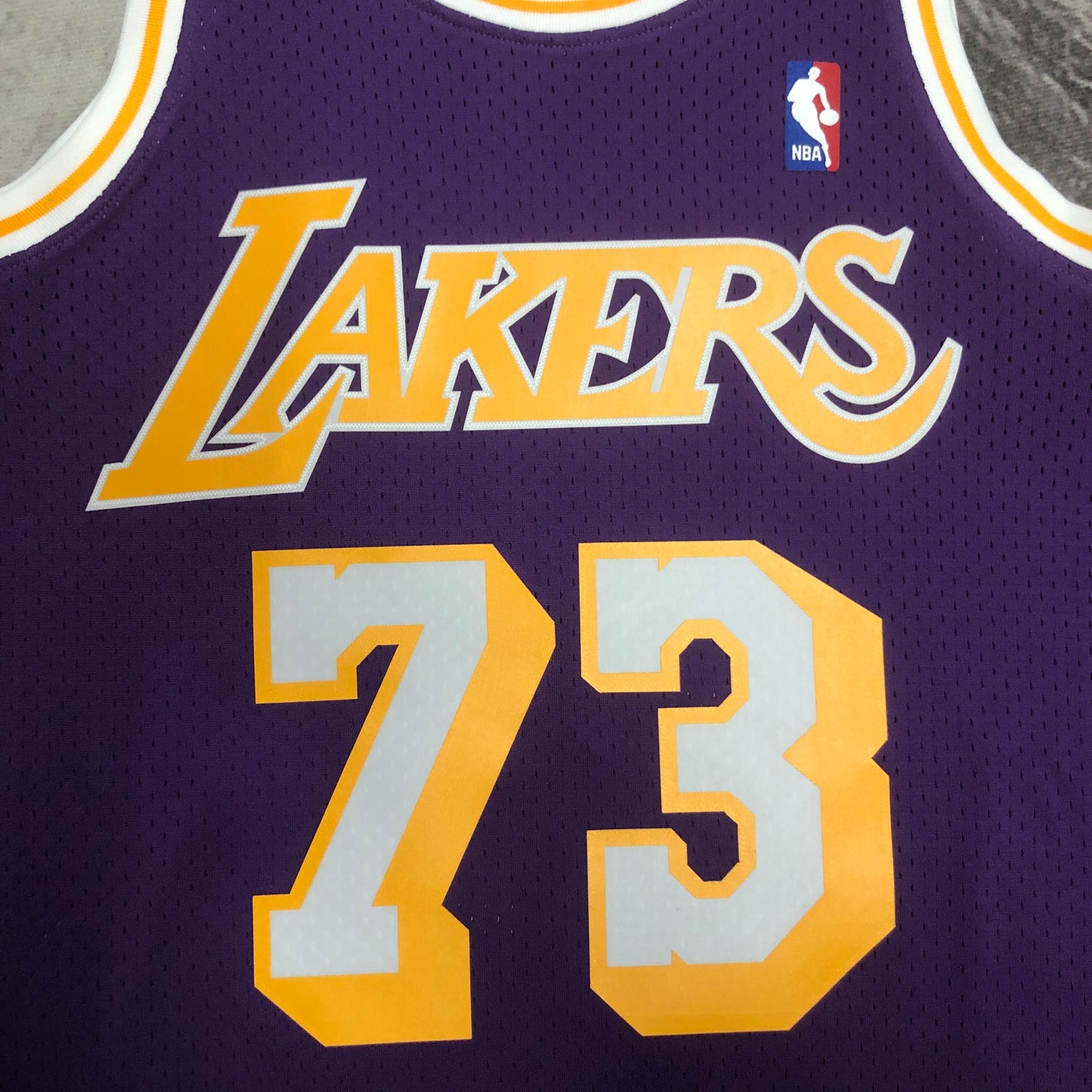 NBA Los Angeles lakers 1998/1999 #73 Dennis Rodman classic Jersey