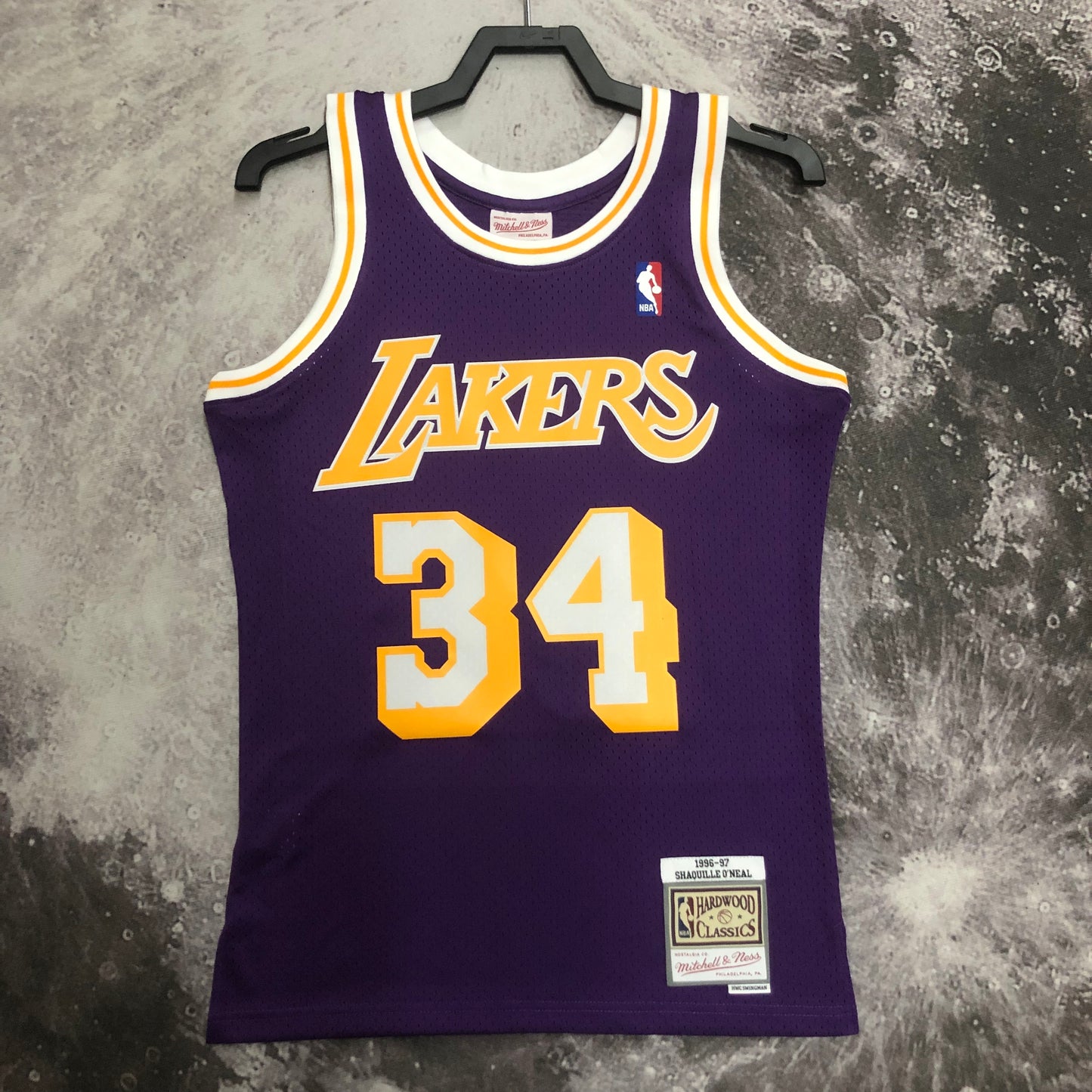NBA Los Angeles Lakers 1996/1997 #34 Shaquille O’Neal classic Jersey