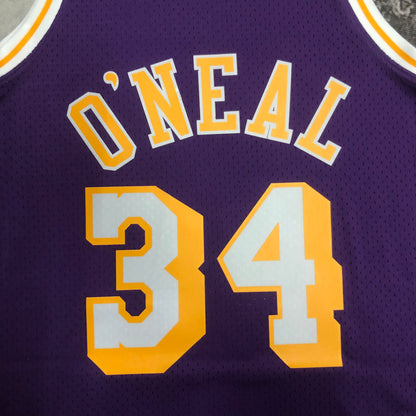 NBA Los Angeles Lakers 1996/1997 #34 Shaquille O’Neal classic Jersey