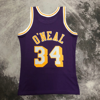 NBA Los Angeles Lakers 1996/1997 #34 Shaquille O’Neal classic Jersey