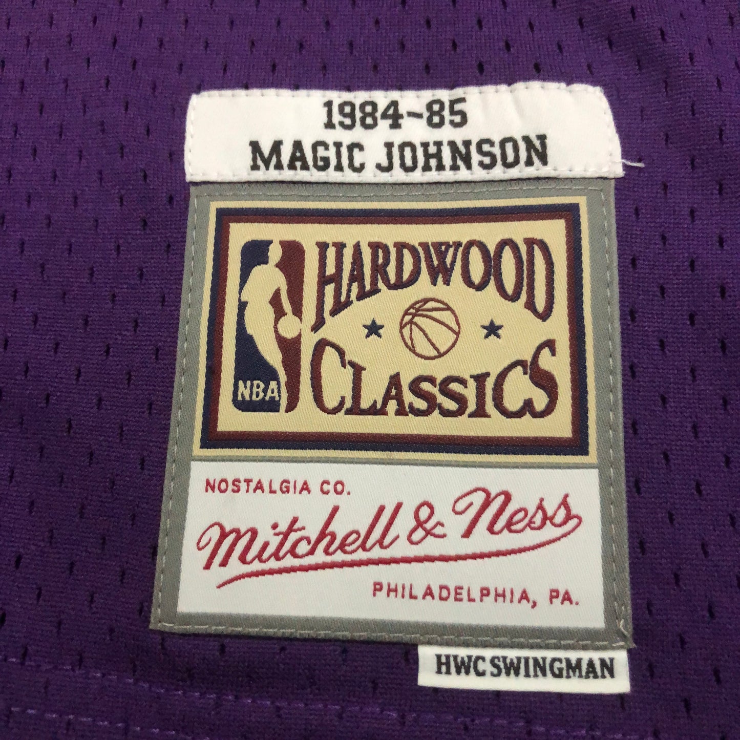 NBA Los Angeles Lakers 1984/1985 Magic Johnson classic Jersey