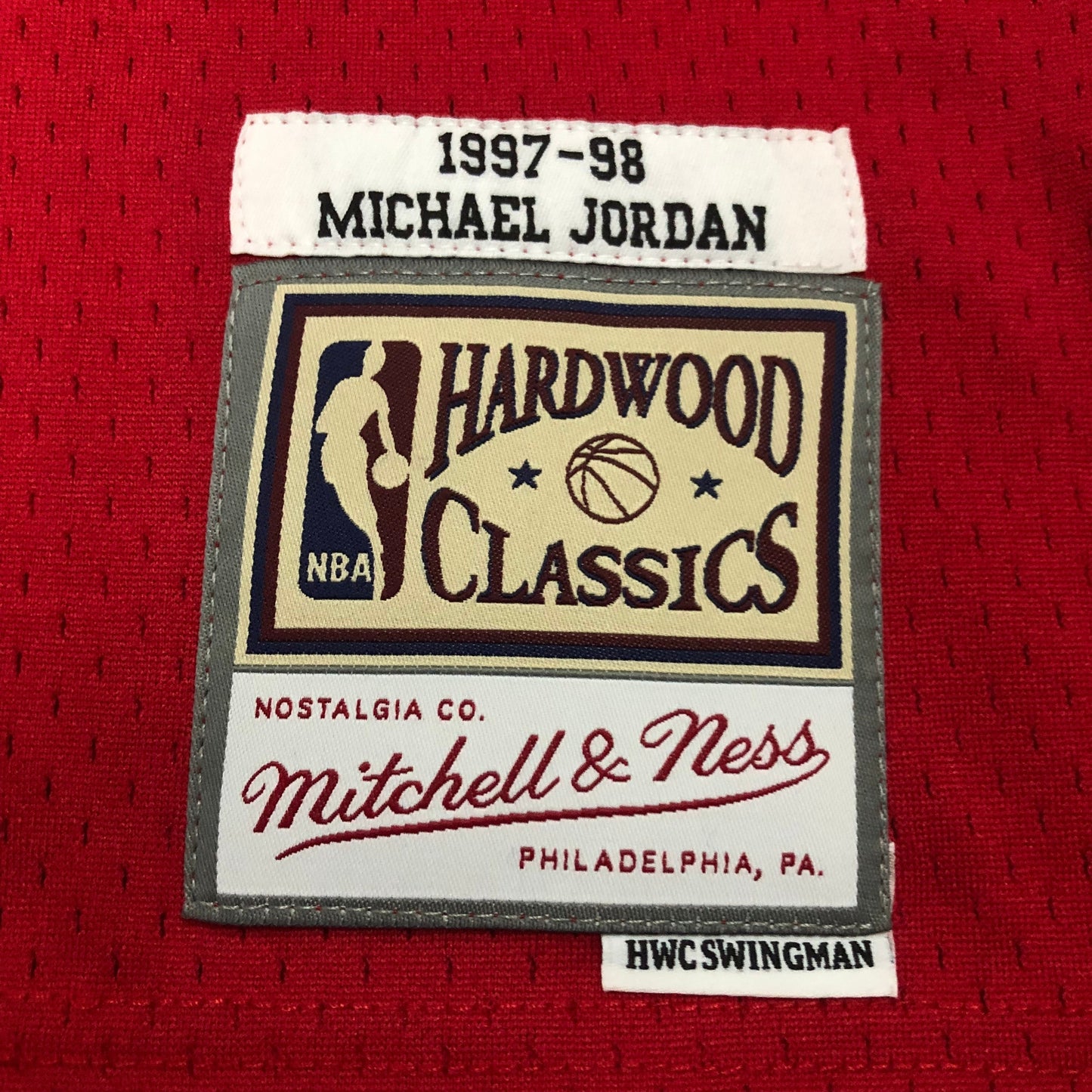 NBA Chicago Bulls 1997/98 #23 Michael Jordan classic Jersey