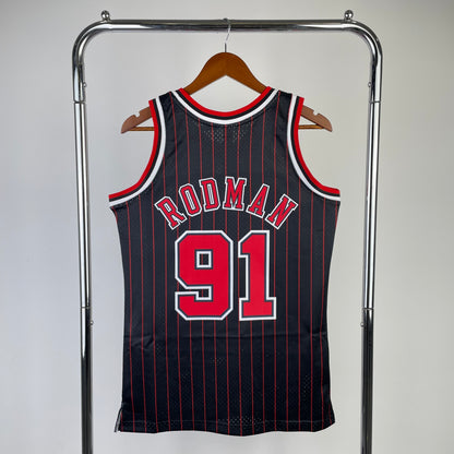 NBA Chicago Bulls 1995/96 #91 Dennis Rodman  classic Jersey
