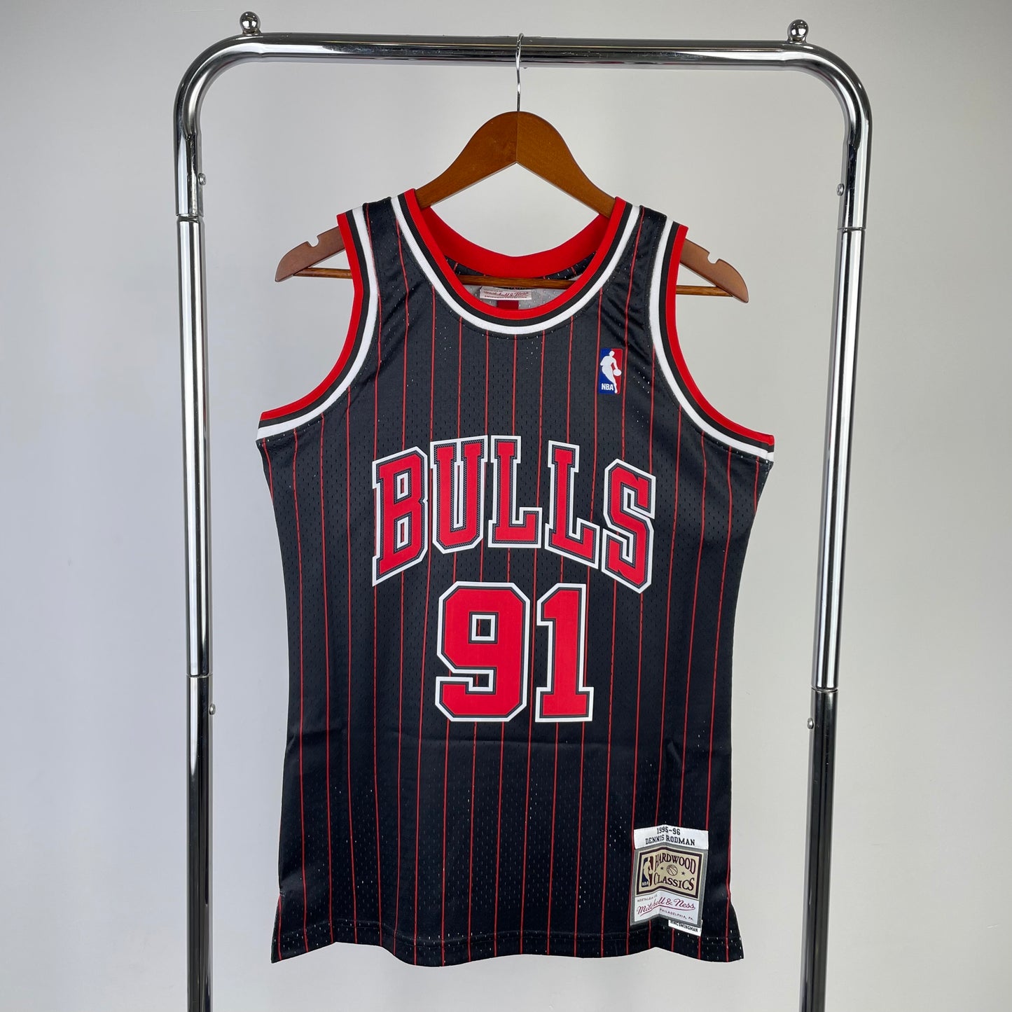 NBA Chicago Bulls 1995/96 #91 Dennis Rodman  classic Jersey