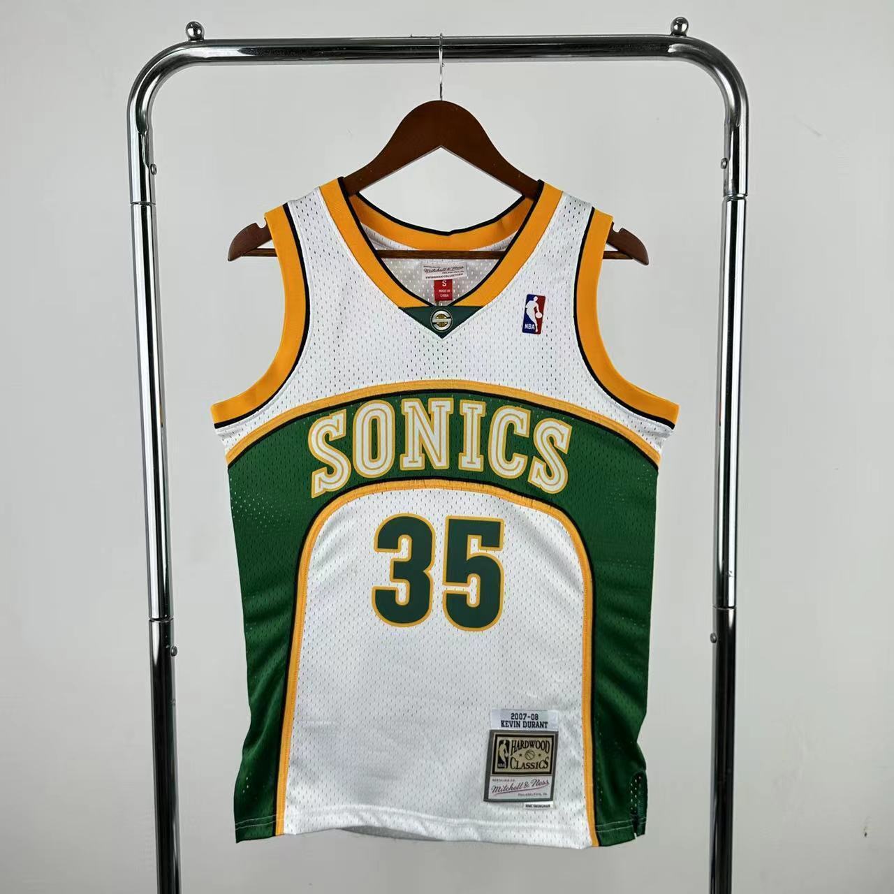 NBA Seattle SuperSonics 2007/08 #35 Kevin Durant classic Jersey