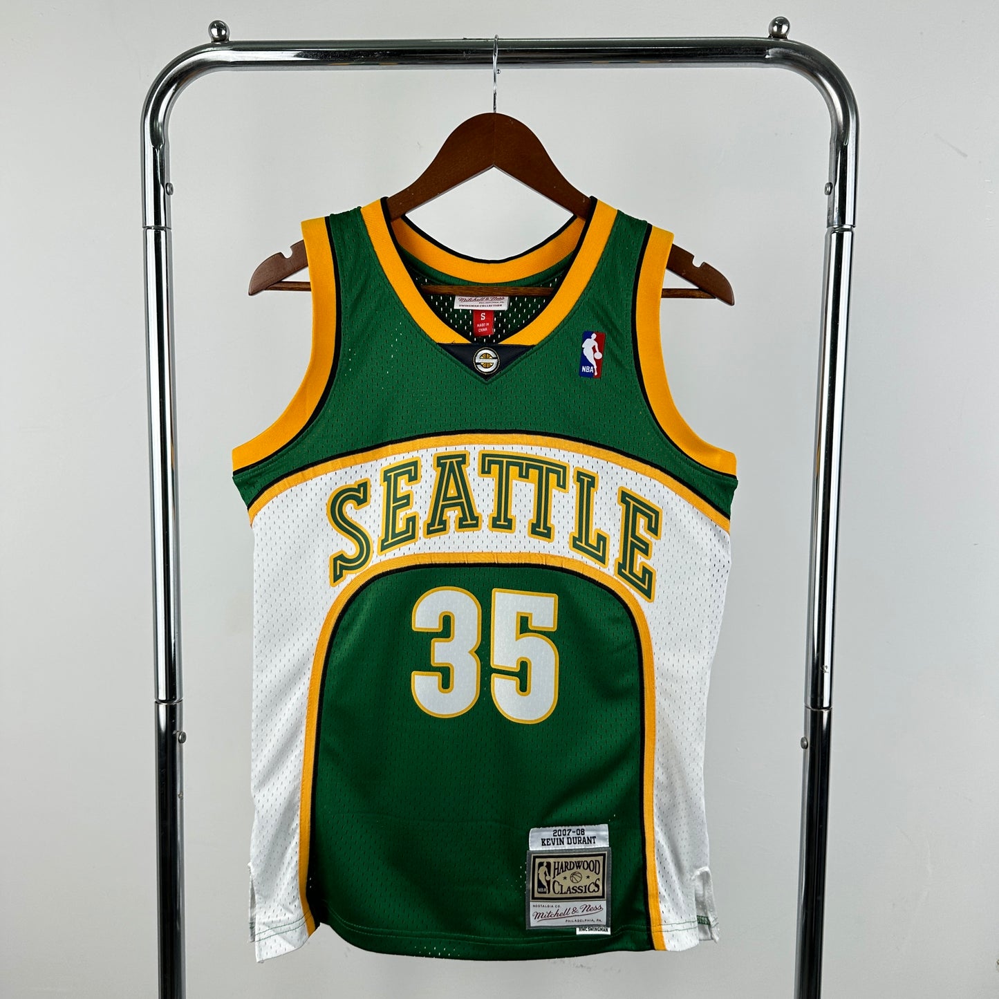 NBA Seattle SuperSonics 2007/08 #35 Kevin Durant classic Jersey