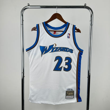 Washington Wizards #23 Michael Jordan classic Jersey.