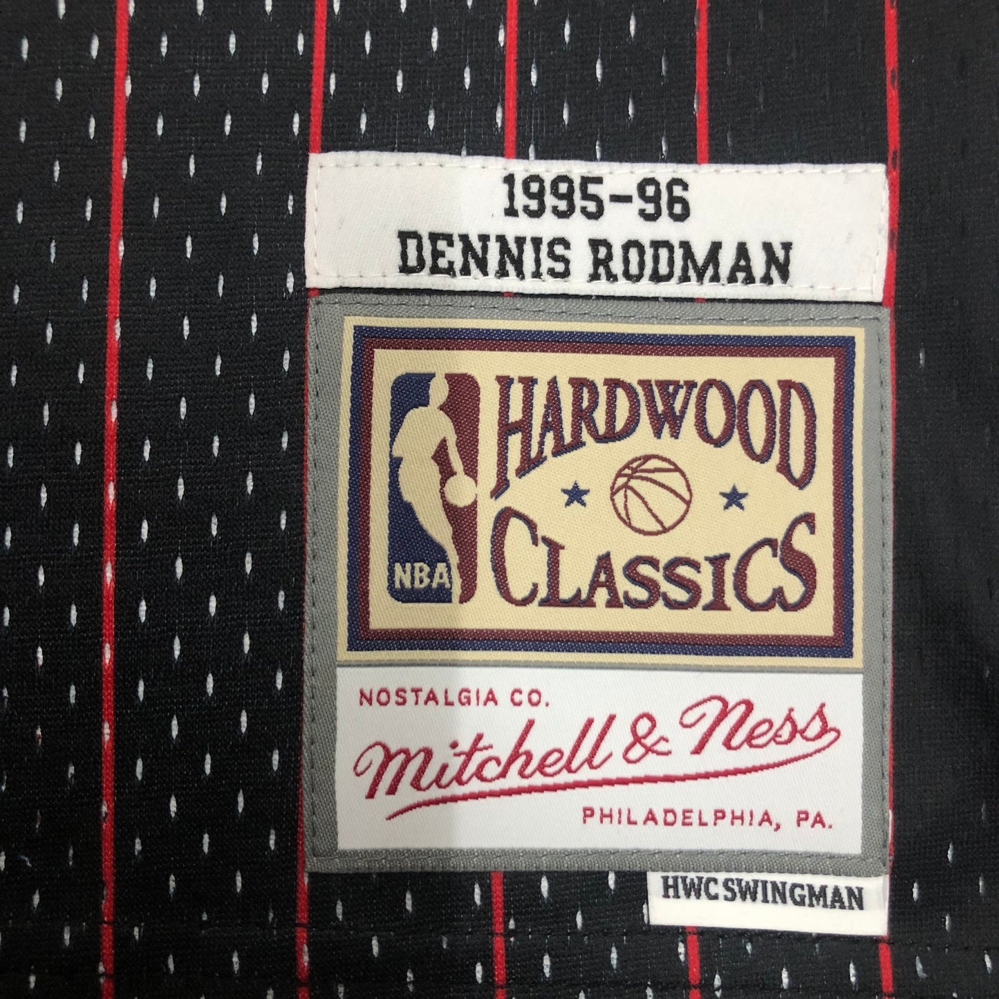 NBA Chicago Bulls 1995/96 #91 Dennis Rodman  classic Jersey