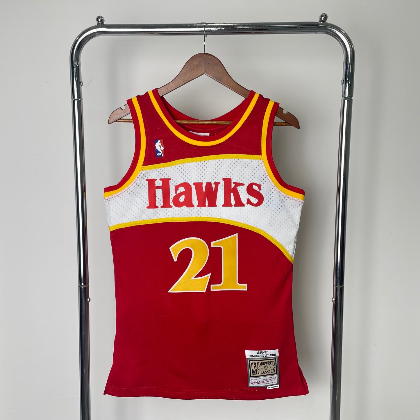 NBA Atlanta Hawks 1986/1987 #21 Dominique Wilkins classic Jersey