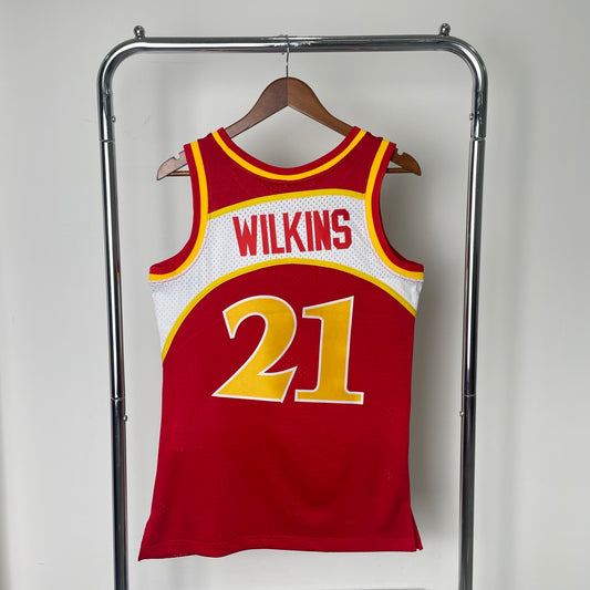 NBA Atlanta Hawks 1986/1987 #21 Dominique Wilkins classic Jersey