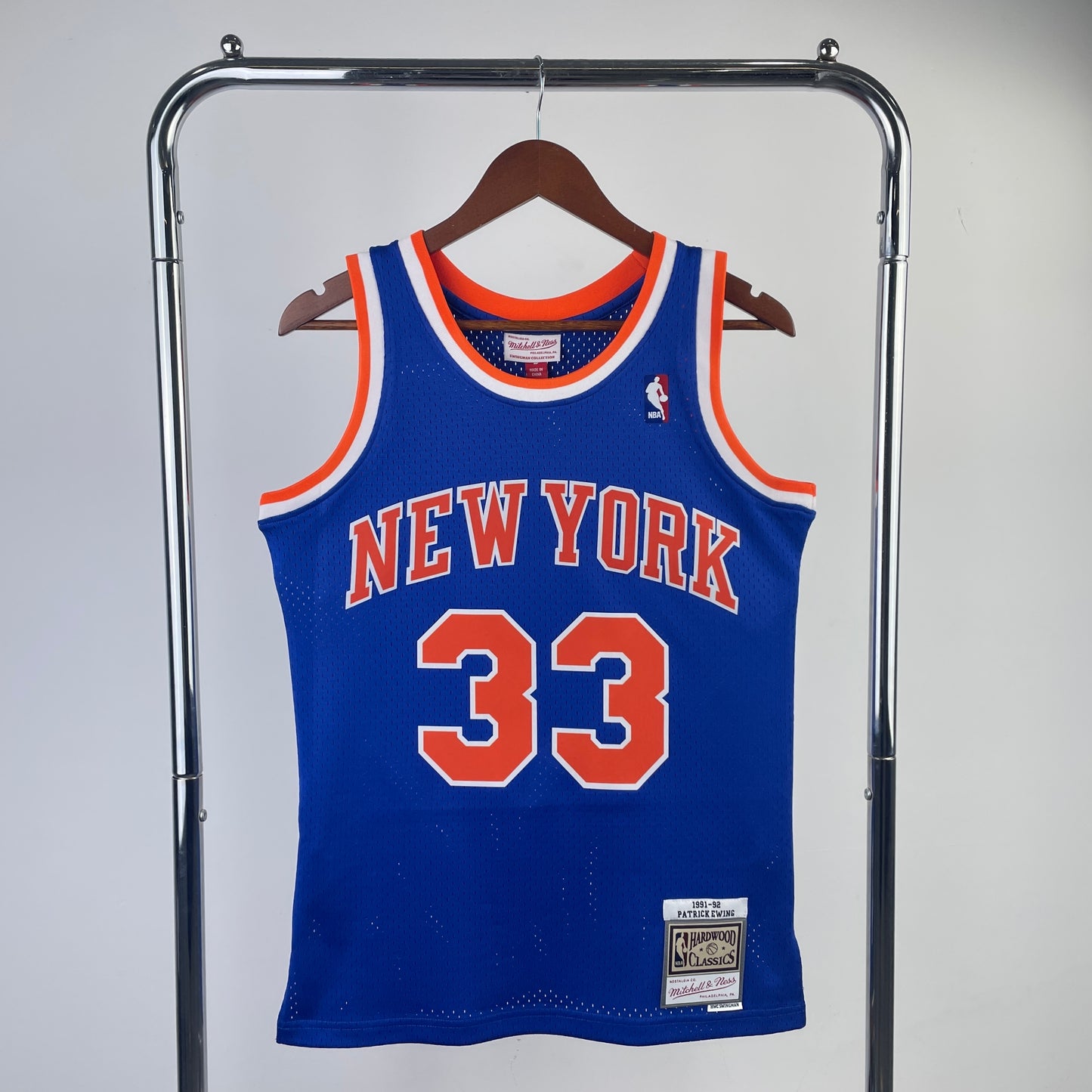 NBA New York Knicks 1985/1986 #33 Patrick Ewing classic Jersey