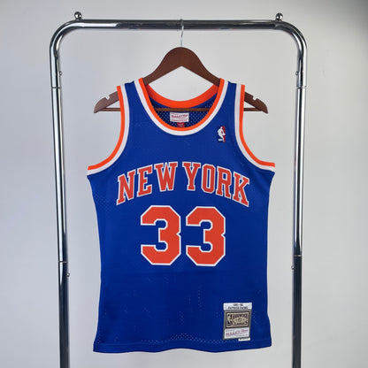 NBA New York Knicks 1985/1986 #33 Patrick Ewing classic Jersey