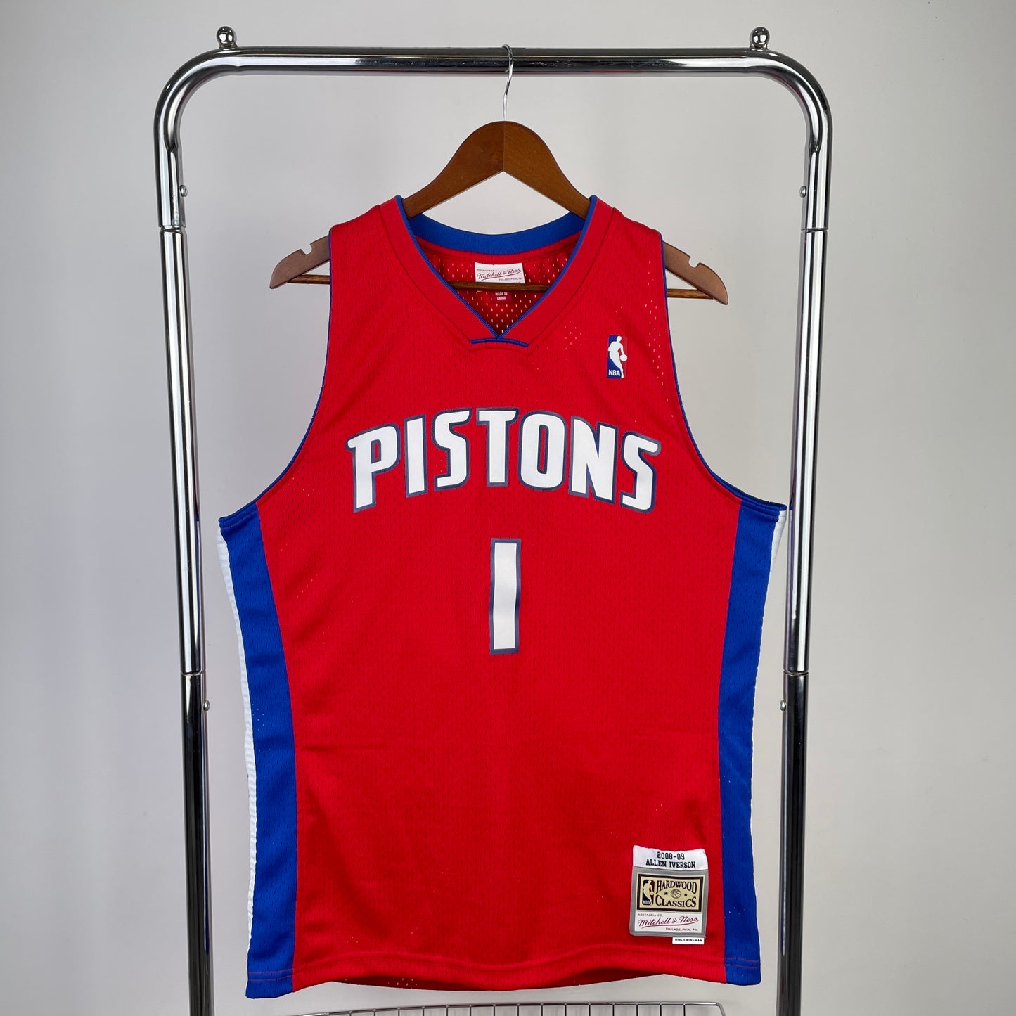 NBA Detroit Pistons 2008/09 #1 Allen Iverson classic Jersey