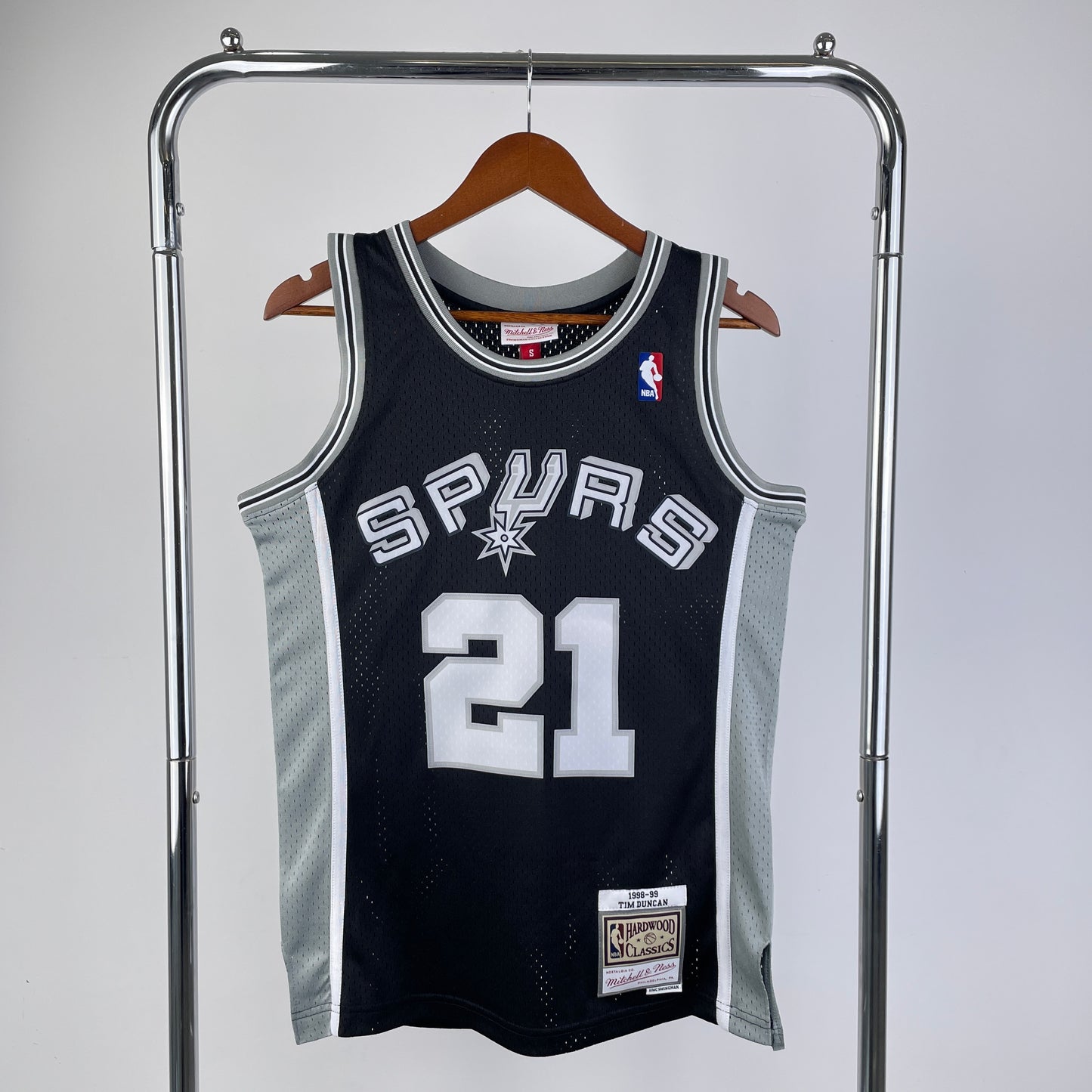 NBA San Antonio Spurs 1998/99 #21 Tim Duncan classic jersey
