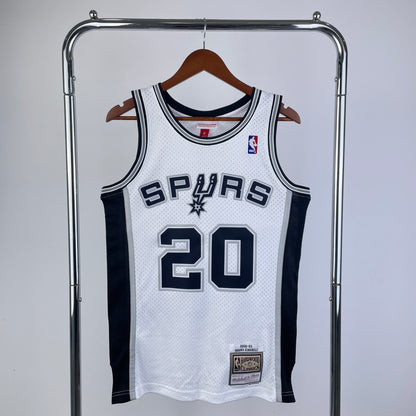 NBA San Antonio Spurs 2002/03 #20 Manu Ginobli classic jersey