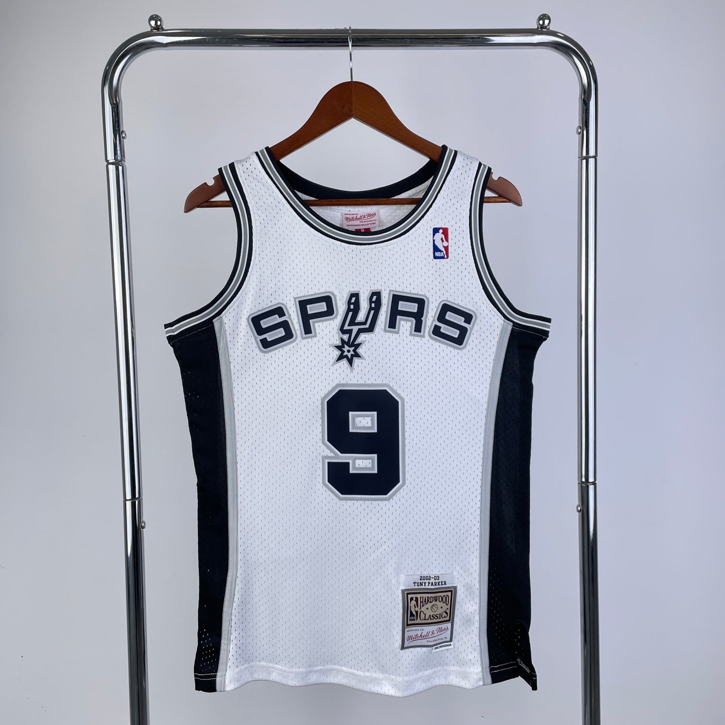 NBA San Antonio Spurs 2002/03 #9 Tony Parker classic jersey