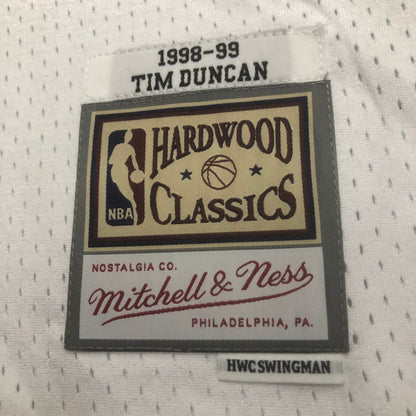 NBA San Antonio Spurs 1998/99 #21 Tim Duncan classic jersey