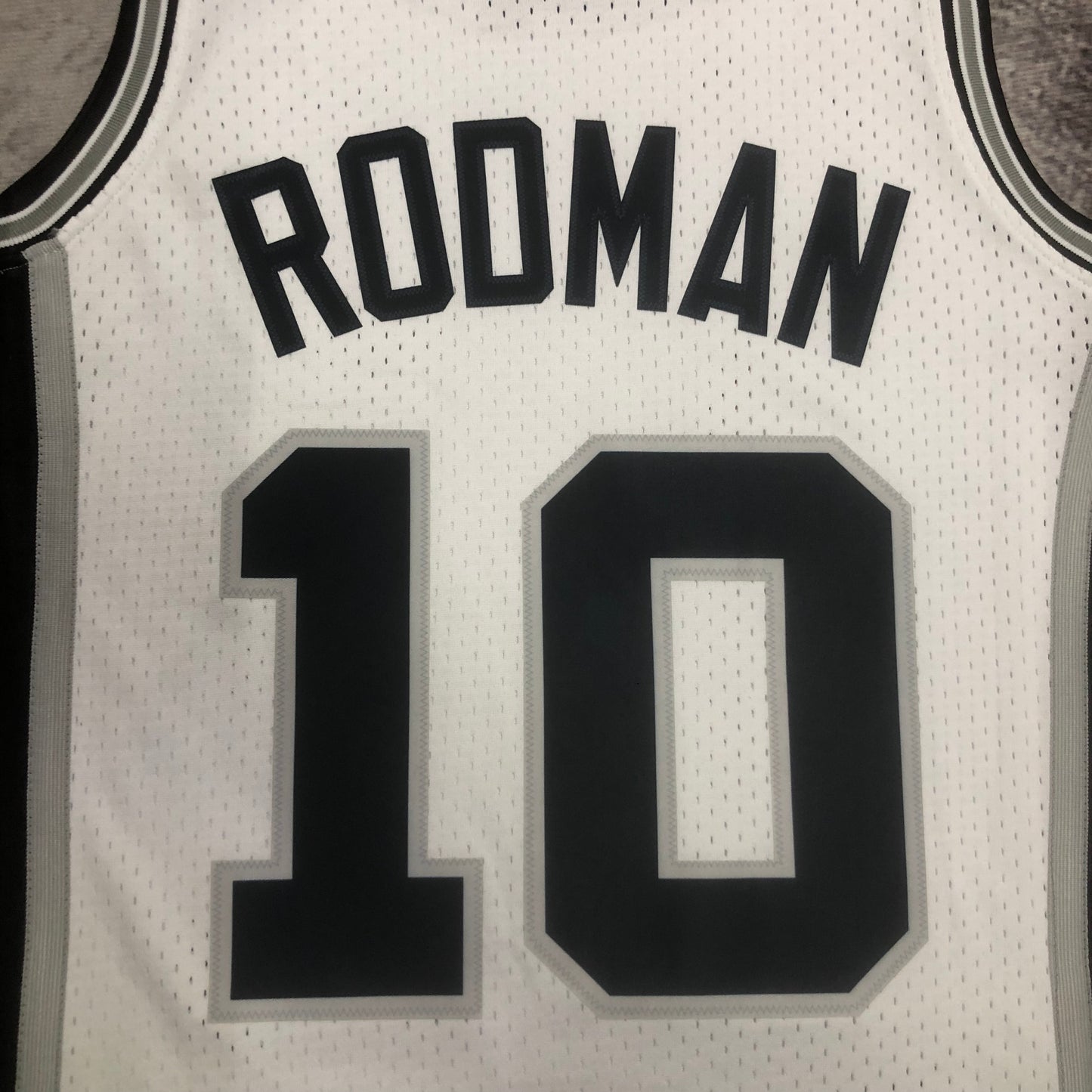 NBA San Antonio Spurs 1993/94 #10 Dennis Rodman classic jersey