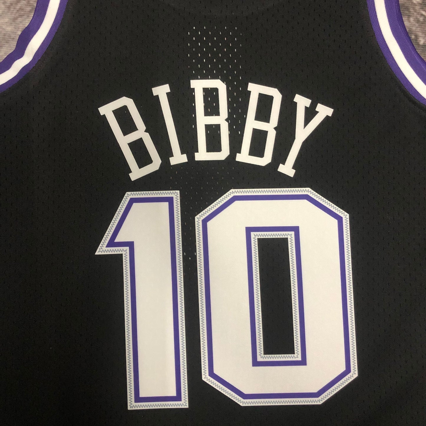 NBA Sacramento Kings 2001/2002 #10 Mike Bibby Classic Jersey