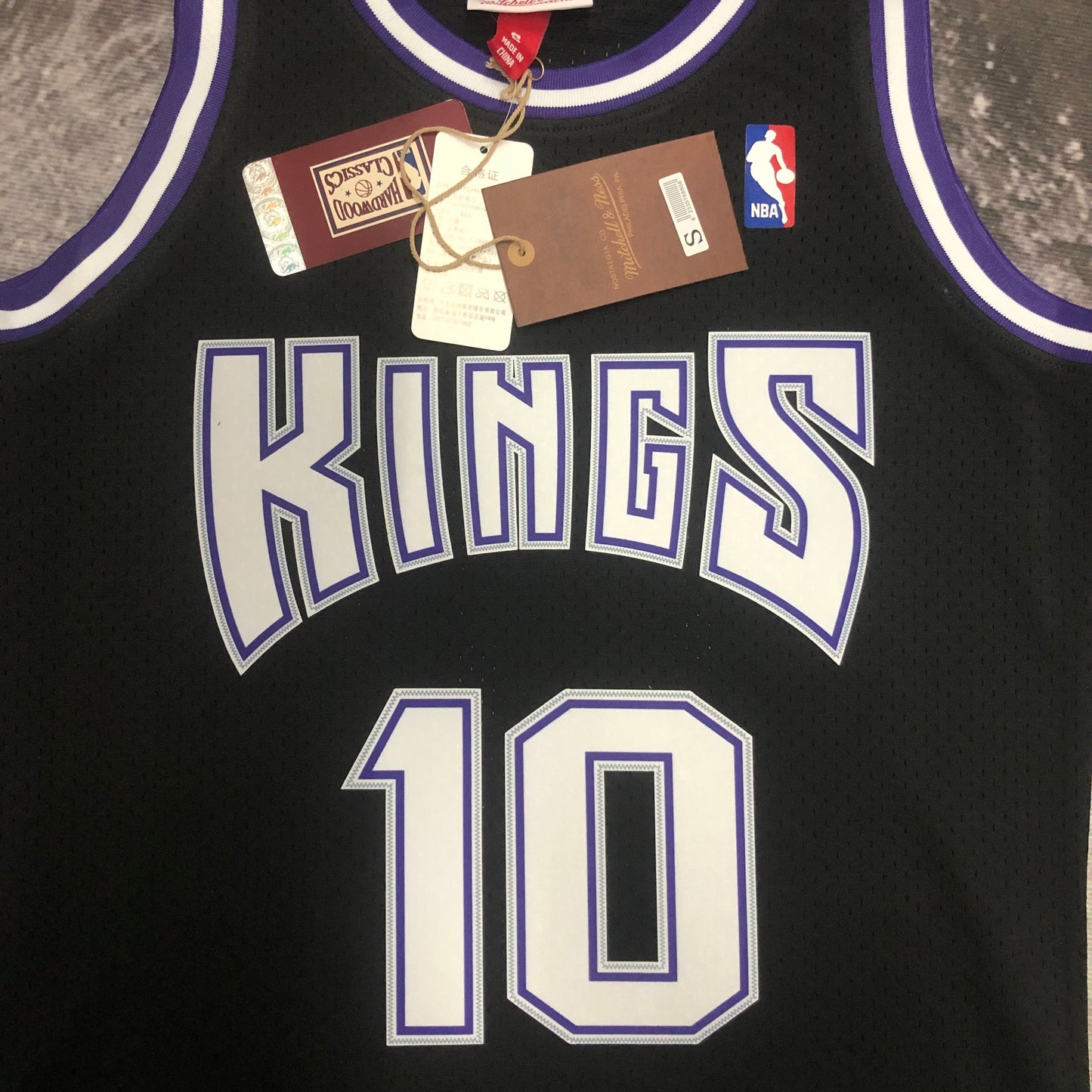 NBA Sacramento Kings 2001/2002 #10 Mike Bibby Classic Jersey