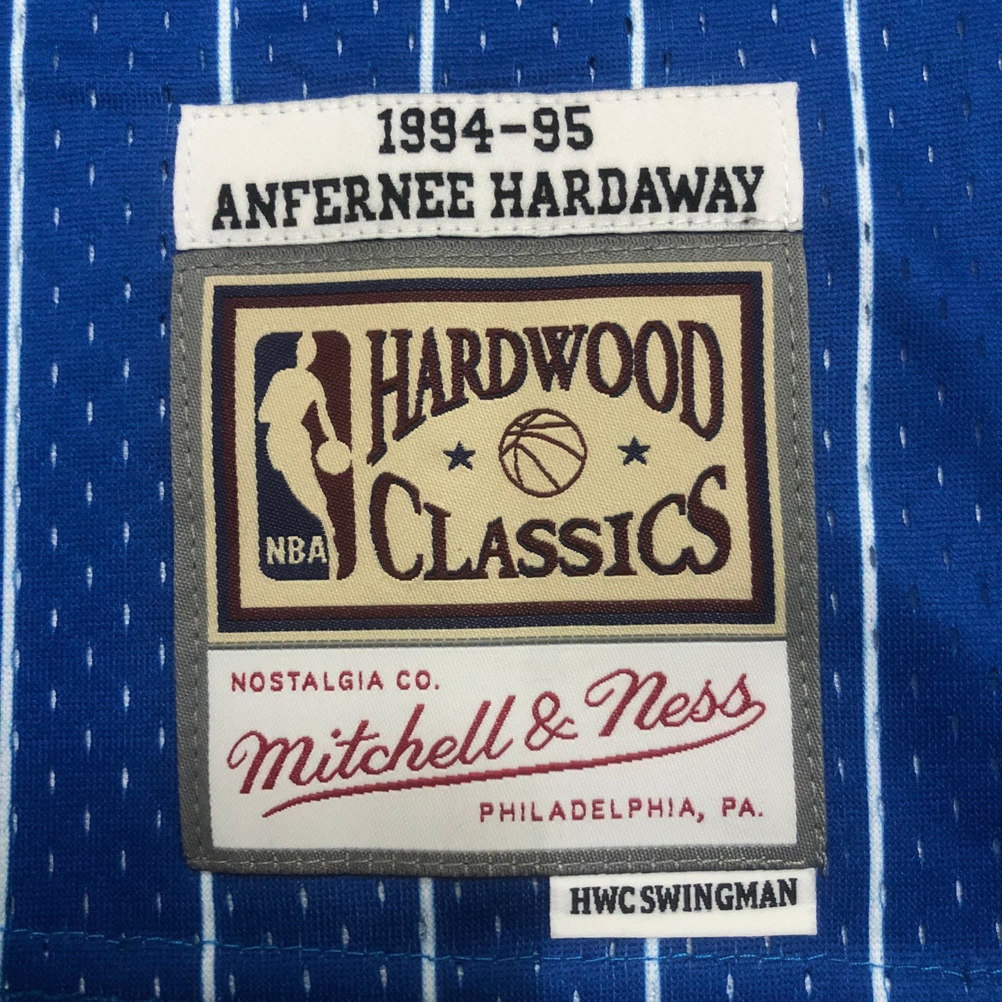 NBA Orlando Magic  1994/95 #1 Penny Hardaway classic Jersey