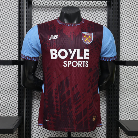 West Ham 2026/27 home Jersey players version