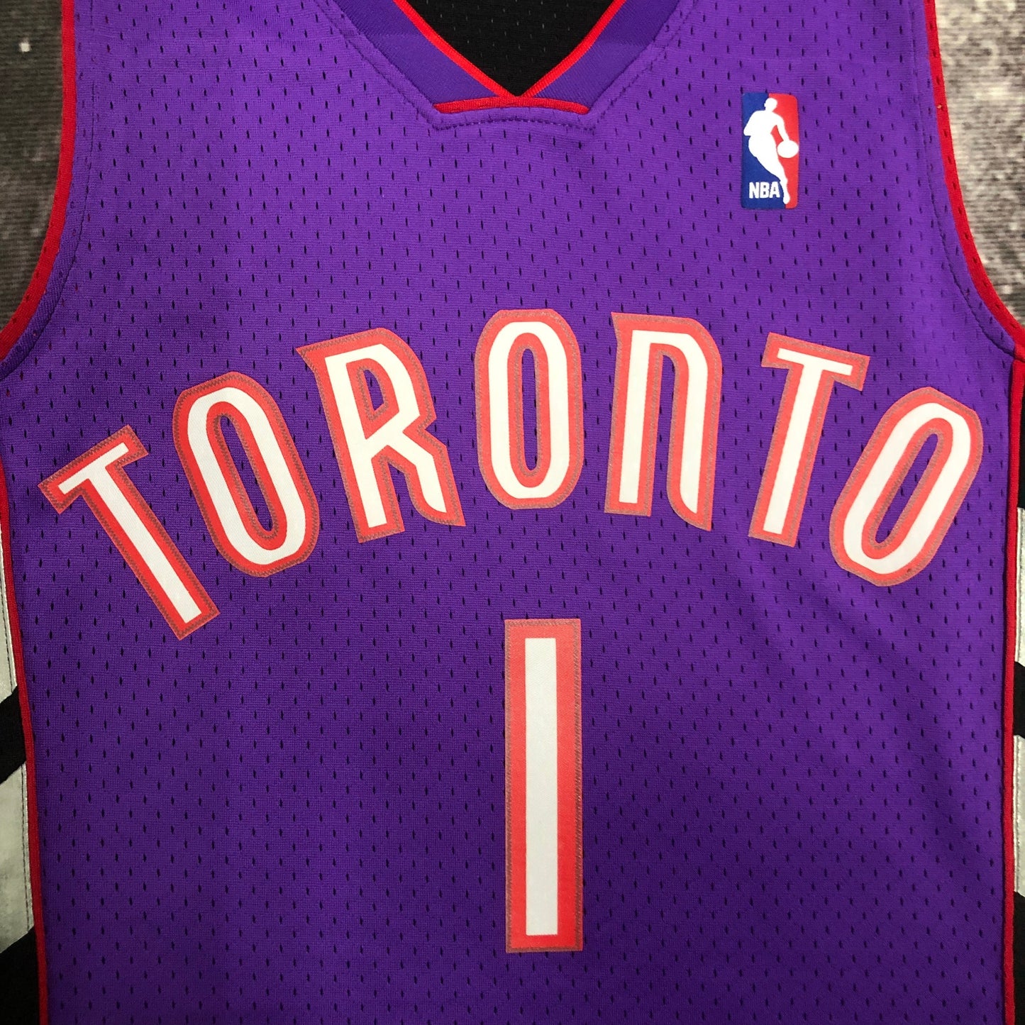 NBA Toronto Raptors 1999/2000 #1 Tracy McGrady classic Jersey