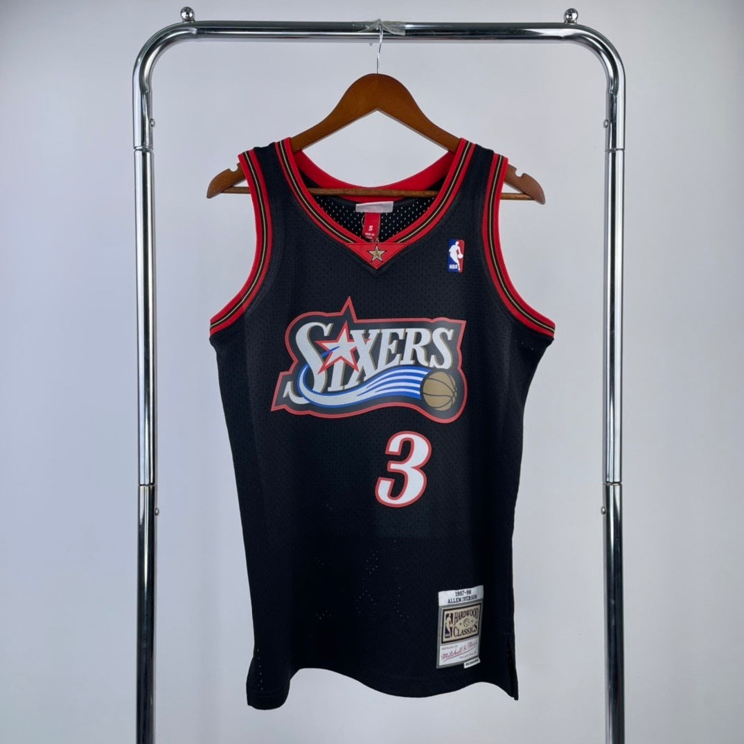 NBA Philadelphia 76ers 1997/98 #3 Allen Iverson classic Jersey